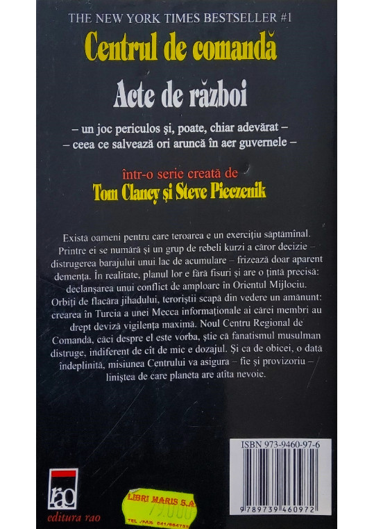 Centrul de comandă, Vol. 4 - Acte de război - Tom Clancy