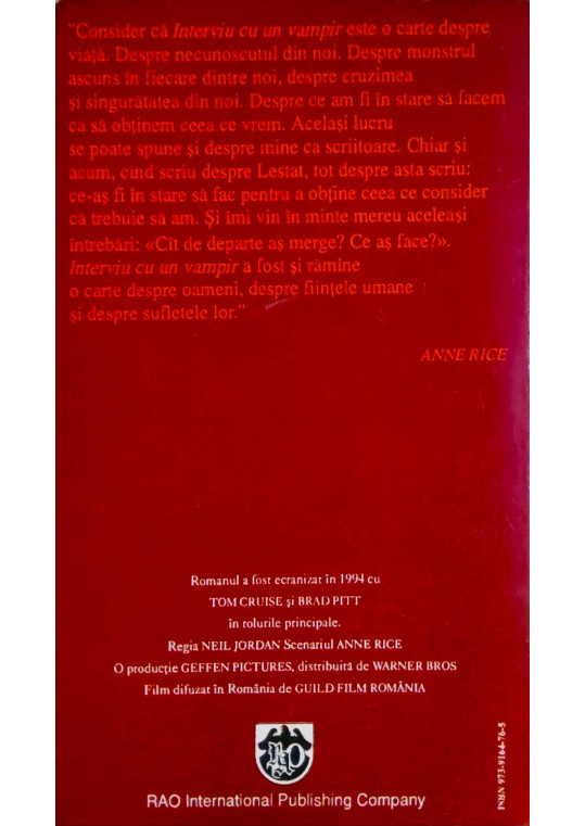Interviu cu un vampir - Cronicile vampirilor - Anne Rice