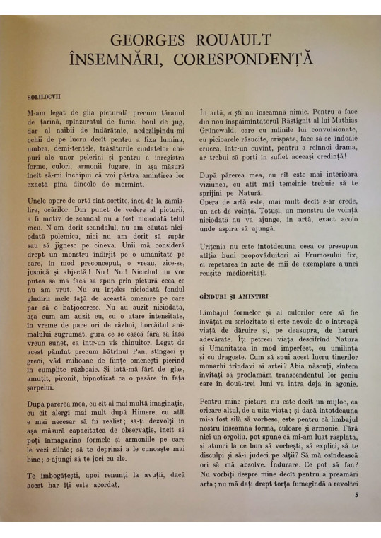 Rouault 1974 - Irina Fortunescu